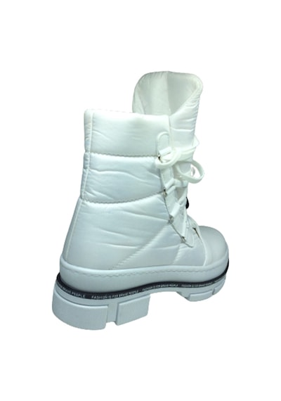 Ortopedikal Womenly Style 2002 Kadın Beyaz Kar Botu Paraşüt Kumaş Beyaz
