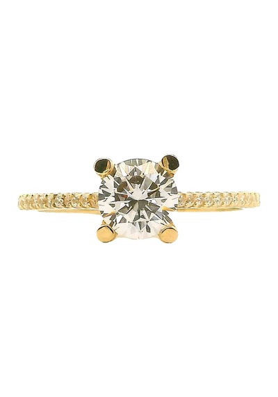 Cigold Tektaş Yüzük 14 Ayar Altın 1.82 Gr Oa-k21501029231 Renkli