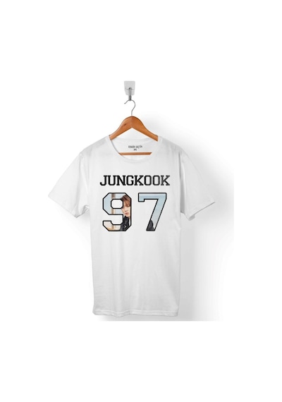 Bts Bangtan Boys Junkook 97 Logo Erkek Tişört 001