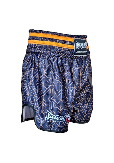 Dragondo Mt3405 Muay Thai Şortu Kick Boks Şortu Dijital Baskılı Antrenman Şortu Siyah