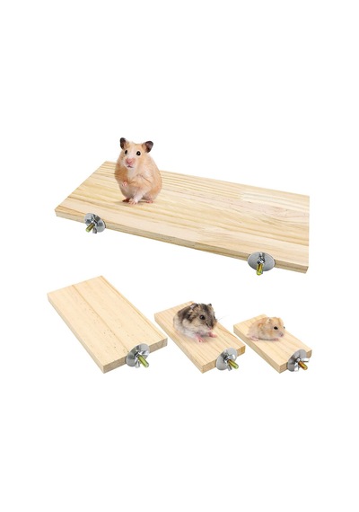4 Boyutlu Kuş Ahşap Platform, Dikdörtgen Kare Ahşap Levrek Standı Kurulu Habitat Kafesi