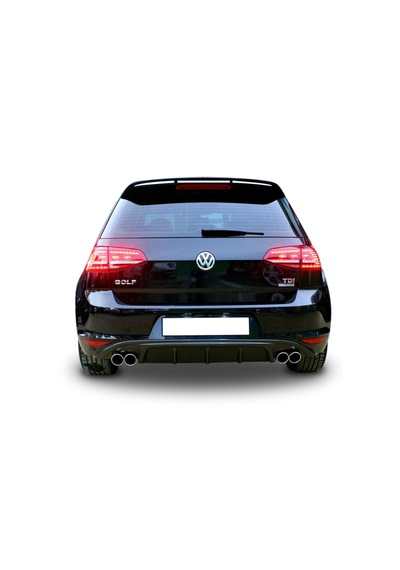 Volkswagen Golf 7 (2012-2016) Arka Tampon Eki - Difüzör (Plastik)