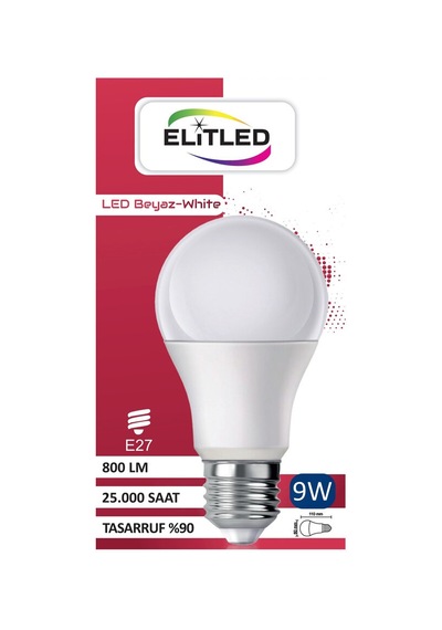 Elitled Ampul 9w 800 Lümen