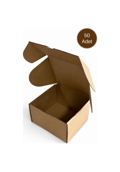 14x12x8 Cm E Dalga E-ticaret Karton Kutu , Kargo Kutusu 50 Adet 50 Adet