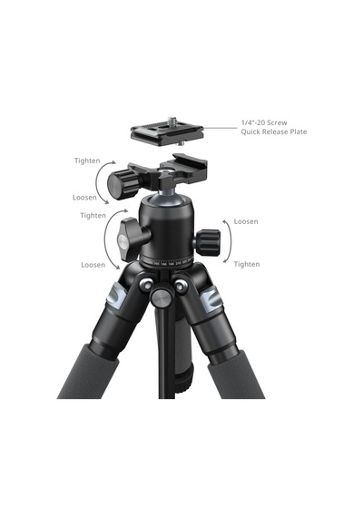Smallrig 5470 Vt-20pro Taşınabilir Masaüstü Mini Tripod