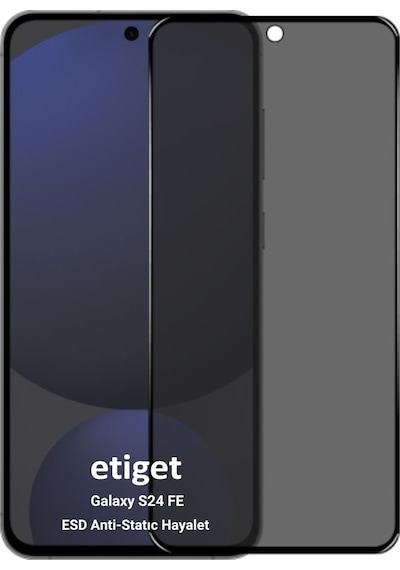 Samsung Galaxy Uyumlu S24 FE ”ESD” Hayalet Cam Ekran Koruyucu