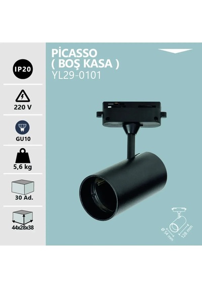 Noas: Picasso Boş Kasa, Siyah Yl29-0101 Siyah