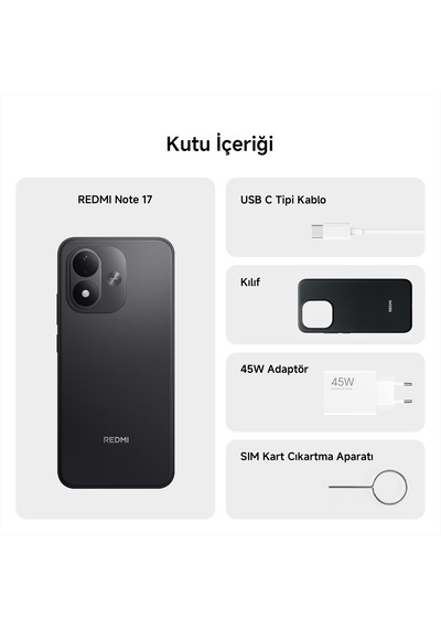 Xiaomi Redmi Note 17 4G 6 GB 256 GB (Xiaomi Türkiye Garantili)