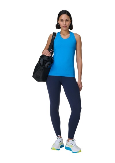 Sweaty Betty Sweaty Betty Athlete Seamless Workout Tank Kadın Koşu Tişört 5131 Mavi