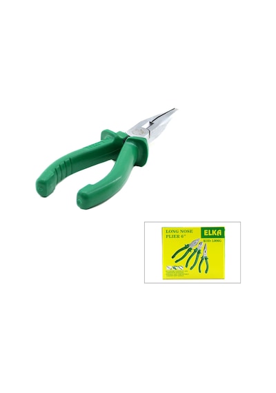 Zvnm 6 İnç Kargaburun Pense - 160 Mm - Yeşil Saplı Zcv12