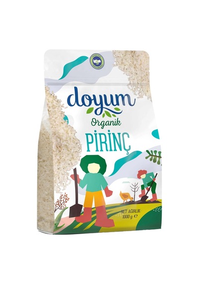 Doyum Organik Osmancık Pirinç 1 Kg - Doğal Lezzet 3'li Ekonomik Paket - 3 Adet Tarı