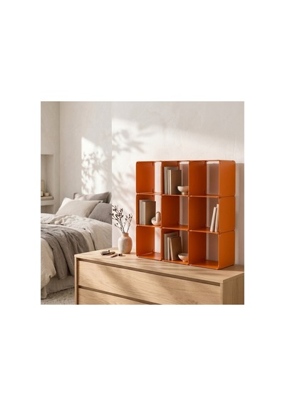 Node 9'lu Modüler Metal Açık Raf Ünitesi Çok Amaçlı Küp Kitaplık 50x50 Cm Turuncu - 944249484 Turuncu Node 9'lu Modüler Metal Açık Raf Ünitesi Çok Amaçlı Küp Kitaplık 50x50 Cm Turuncu - 944249484 Turuncu