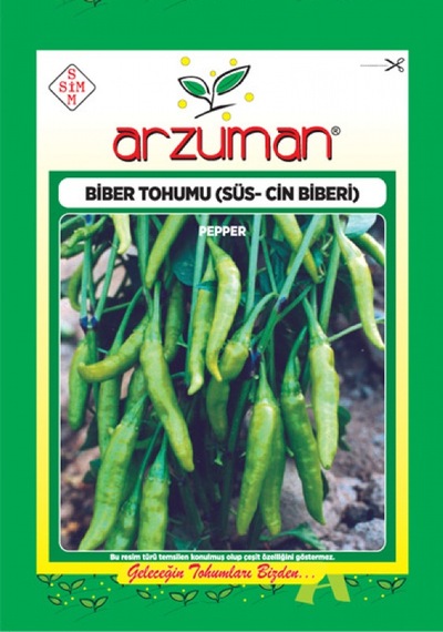 Arzuman Süs Cin Biber Biber Tohumu 650 Adet Tohum