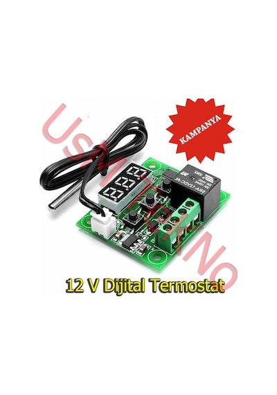 Kuluçka Termostatı 12V Akvaryum Termostatı Dijital Termostat