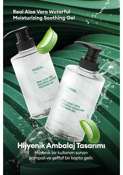Kundal Real Aloe Vera Waterful Moisture Shooting Gel 500 ML