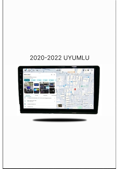 Snp Serisi Ford Transit Custom Uyumlu 10" 4-64 Gb Multimedya Android Teyp 2020-2024 Boş Paket Uyumlu 10"