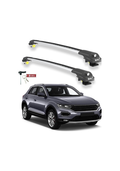 Turtle Volkswagen T-roc 2017-2025 Ara Atkı Air1 Gri