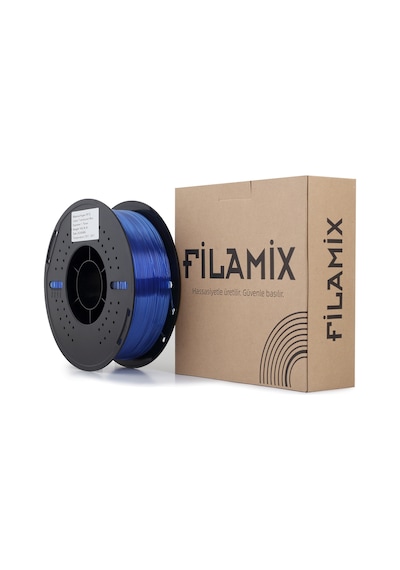 Filamix Hyper Petg Yarı Şeffaf Mavi Filament 1.75mm 1 Kg