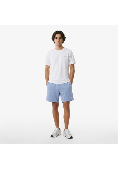 New Balance Reflective Poly Erkek Beyaz T-shirt Mt61y4ns