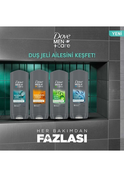 Men Care Eucalyptus Mint Duş Jeli 400 Mililitre Diğer