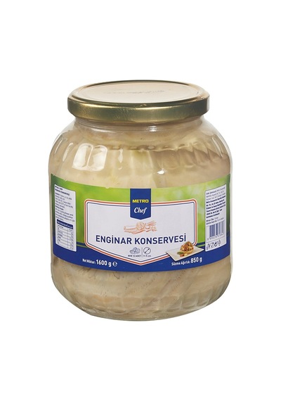 Enginar Konservesi 1,6 Kg 7-9cm Sakız Cinsi Kılçıksız - 3 Adet Tarı