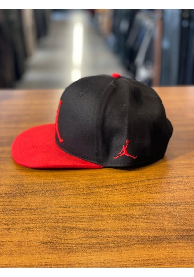Air Jordan Siyah Kırmızı Hiphop Snapback Rapper Basket Cap Şapka
