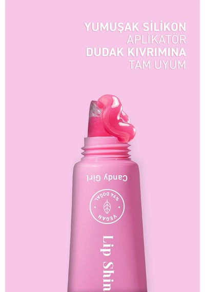 Herbaderm Tatlı Şeker Aromal Parlatıcı Dolgunlaştırıcı ve Onarıcı Vegan Dudak Balmı 10 ML