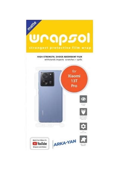 Xiaomi 13t Pro Mat Arka Ve Yan Koruyucu Poliüretan Film
