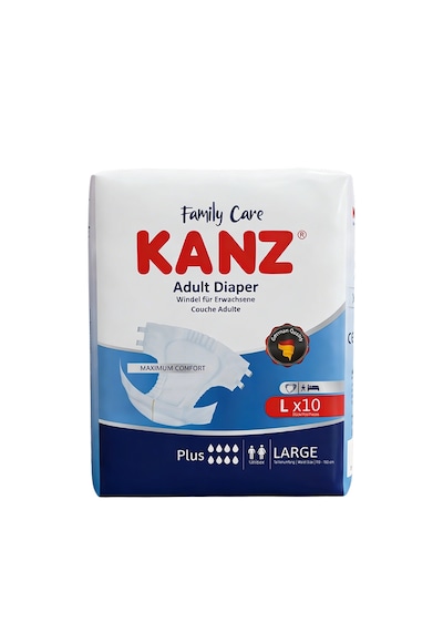 Kanz Yetişkin Hasta Bezi Large / 10 Adet L