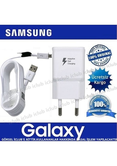 Samsung Uyumlu Galaxy Note 4 Hızlı Şarj Aleti Micro Giriş