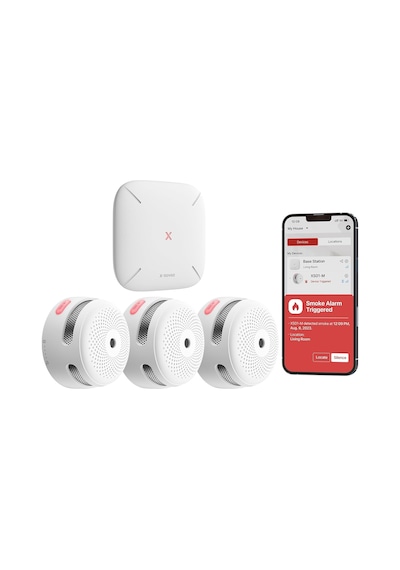 Akıllı Duman Dedektörü, Sbs50 Baz İstasyonu İle, Wi-fi Duman Alarmı, Ev Güvenlik Uygulaması İle