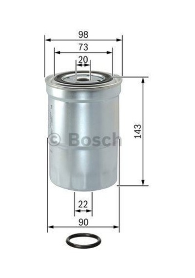 BOSCH 1457434459 MAZOT FİLTRESİ PAJERO 3.2 DID