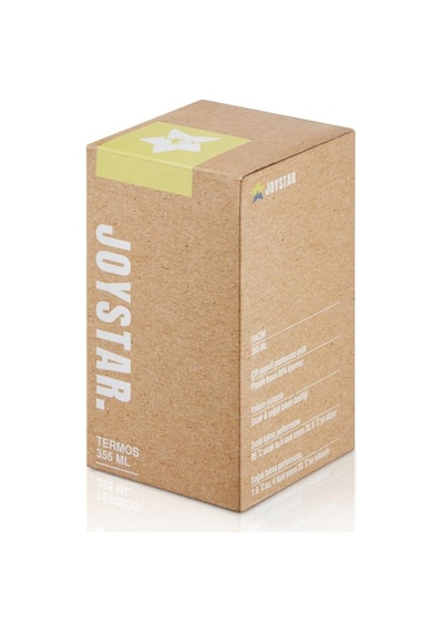 Joystar Çelik Kaplı Cam Termos Bardak 354 ML