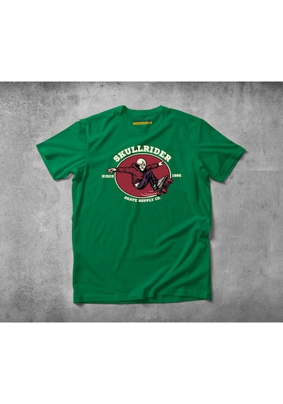 Freeyez Skullrider Unisex Pamuklu Penye T-Shirt