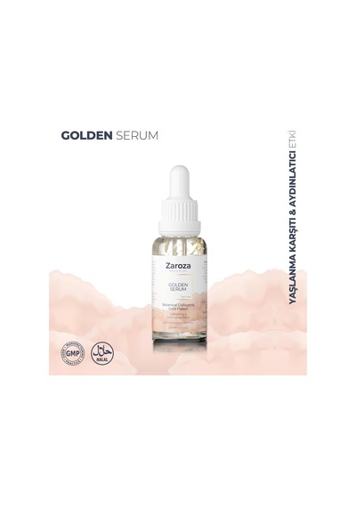 Yaşlanma Karşıtı Collagen & Niacinamide & 24k Altın Yapraklı Serum 30 Ml