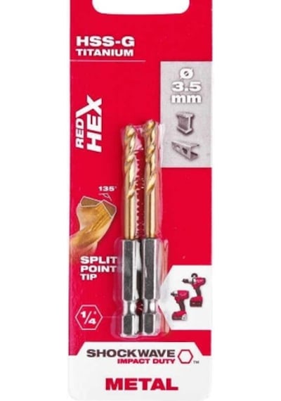 Milwaukee Metal Matkap Ucu Hex Girişli Hss-g 3,5x 69mm