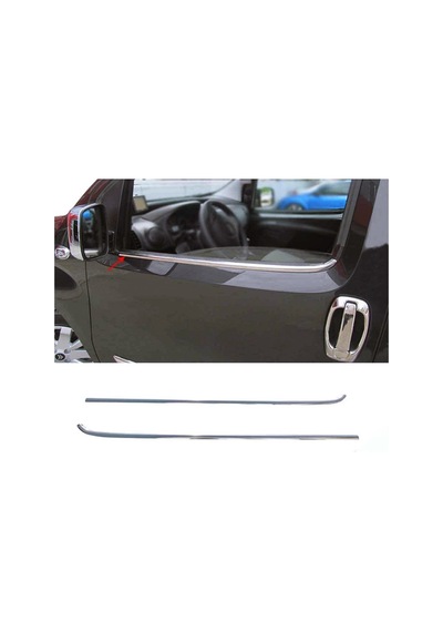 Citroen Nemo Krom Cam Çıtası 2prç P.çelik 2008 Sonrası