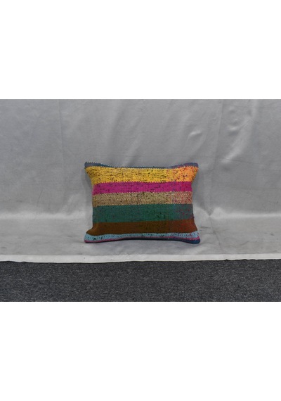 Zehra Abla Halı Yeni El Dokuma Dekoratif Kilim Kırlent Yastık Kılıfı 6228