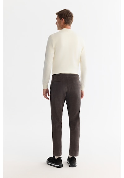 Avva Erkek Antrasit Klasik Bel Kalın Fitilli Kadife Chino Relaxed Fit Pantolon A42y3017