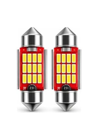 41mm C5w Sofit Led Ampul - Beyaz Plaka Ve Tavan Lambası - Canbus Arıza Lambası Yakmaz 2 Adet