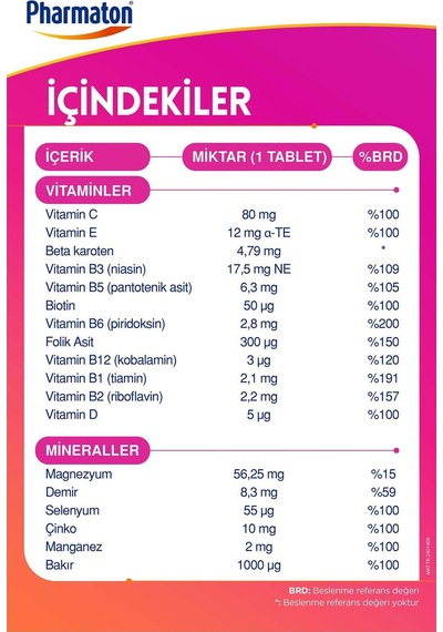 Pharmaton Essential Women 30 Tablet 3 Adet