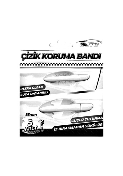 Oto Kapı Tutamaç İç Kısım Çizik Koruma Bandı 5adet