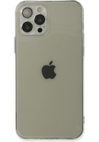 Apple  Uyumlu  iPhone 12 Pro Max Kılıf Fly Lens Silikon Şeffaf,