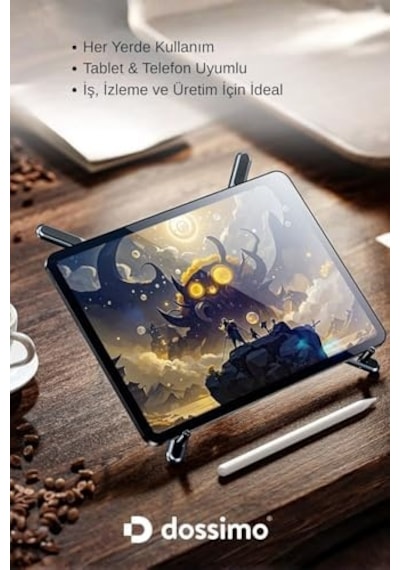 Katlanabilir Portatif Laptop Standı Manyetik Telefon Ve Tablet Tutucu Tripod 4 İn 1 Ds-500