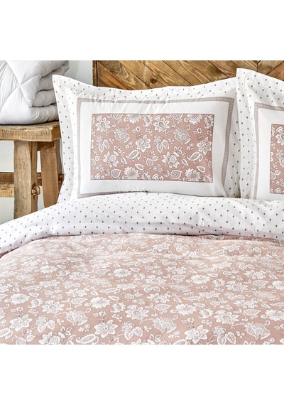 Karaca Home Celerina Pembe %100 Pamuk Tek Kişilik Fitted Nevresi