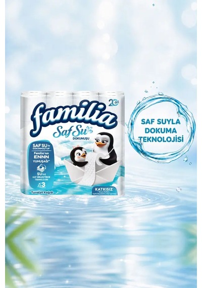 Familia Saf Su Dokunuşu Kağıt Havlu 12 Rulo X 2 Adet