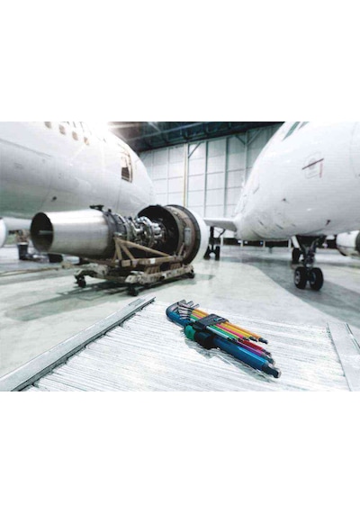Wera 950 -9 Hex-Plus Hf Renkli Topbaş Alyan Set 05022210001