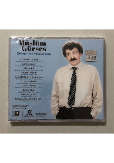 Müslüm Gürses Yüreğimden Vurdun Beni Cd Jelatininde Sıfır Cd