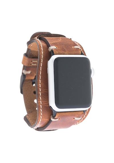 Apple Uyumlu Watch    Deri Kordon 42-44-45mm Cuff V18