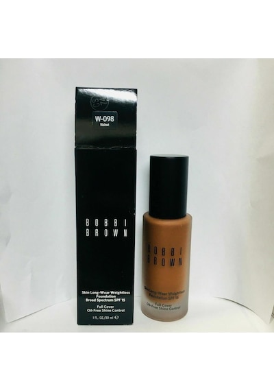 Bobbi Brown SPF 15 Skin Long-Wear Weightless Foundation W-098 Walnut